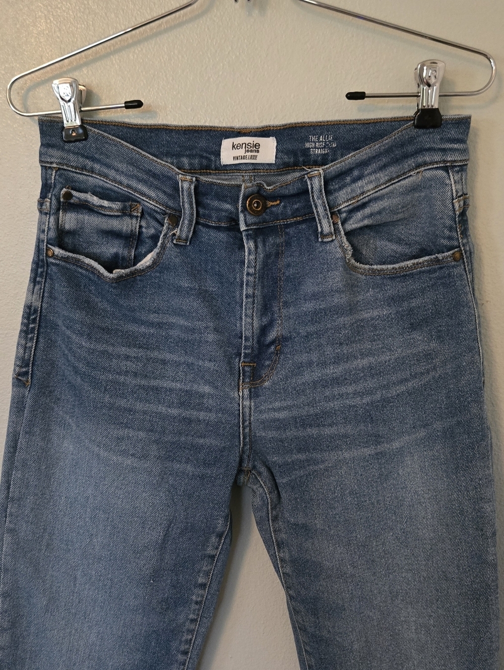 Kensie | Vintage Luxe The Allie Slim Straight Jeans Size 6/28 - Picture 2 of 12
